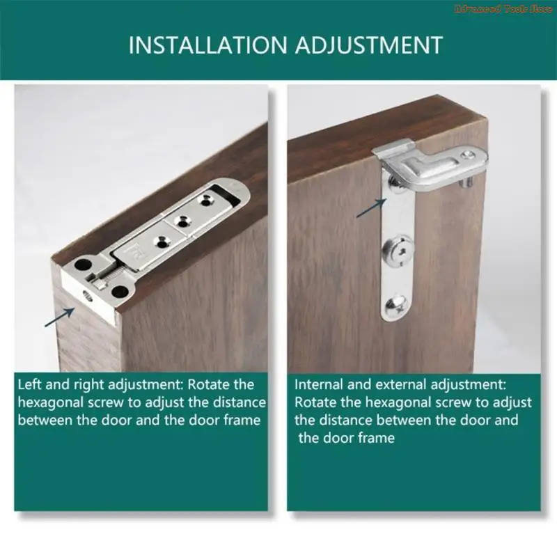 

Heavy Duty Concealed Door Hinge 110 Degree Rotation Door Hinges Simple Installs W91B