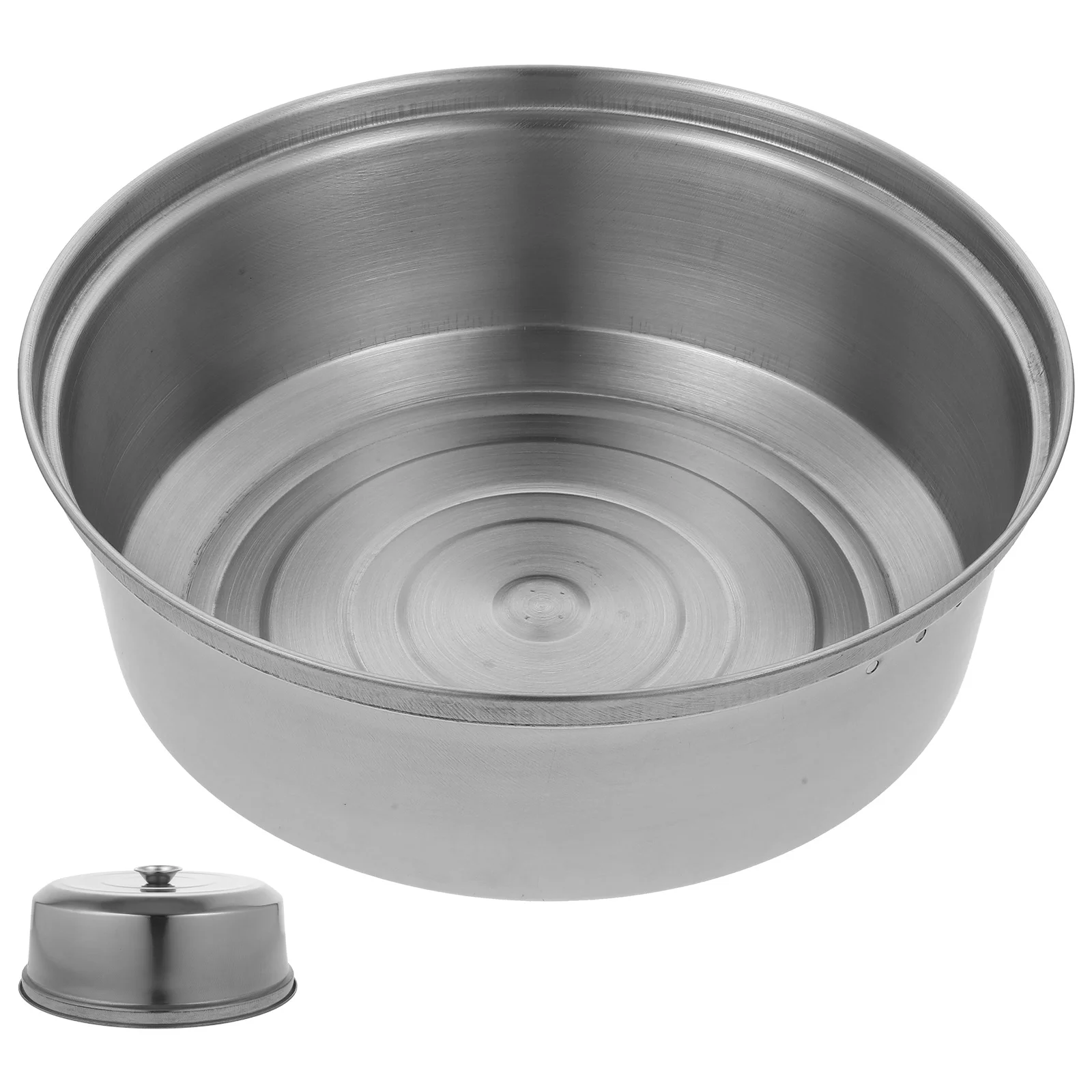 

Stainless Steel Steamer Lid Durable Dome Cover for Cooking Serving Food Splash-Proof Griddle Lid Soup Pot Cover