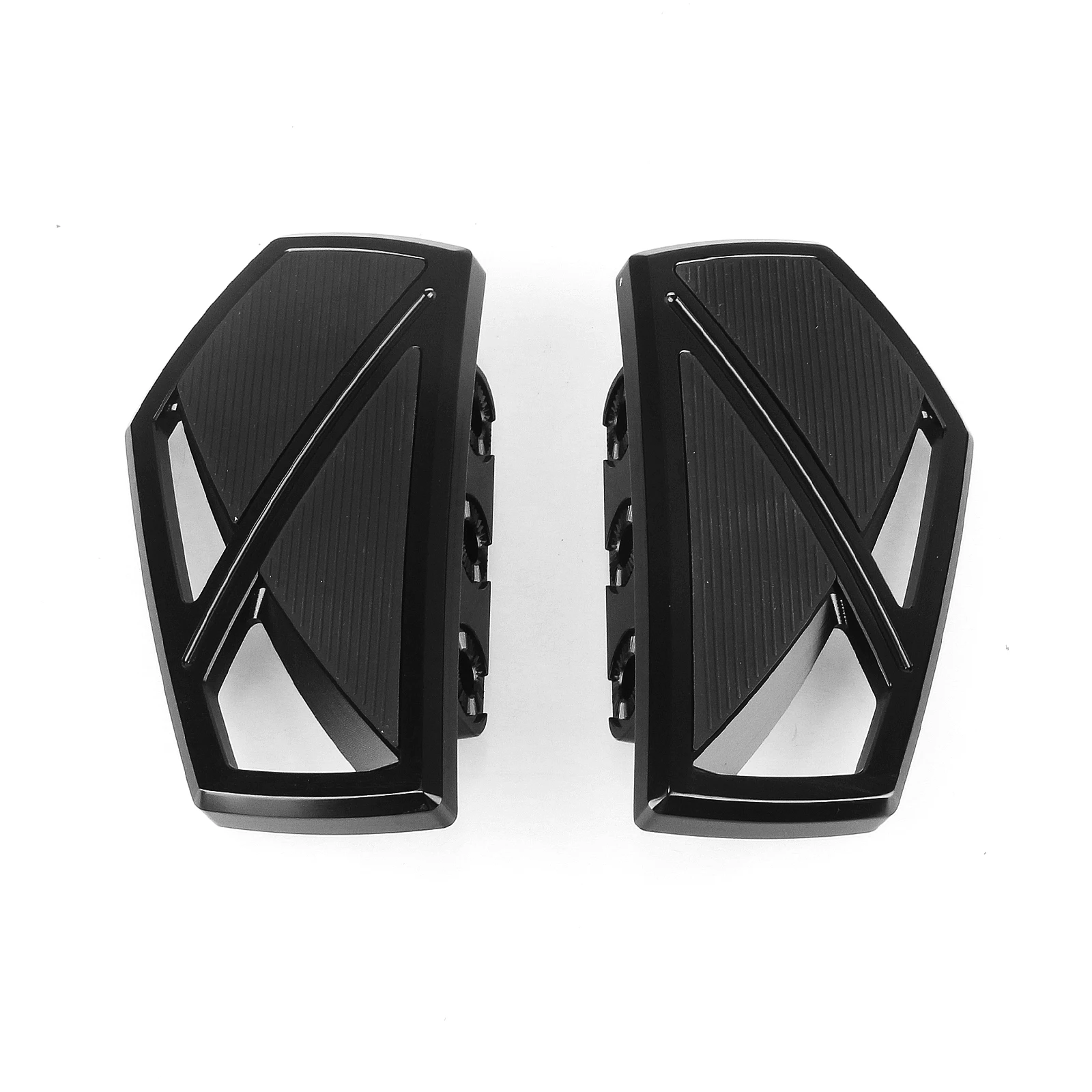 Motorcycle Front Rear Pedal Foot Peg Footrest Pad Plate For Harley Softail Sport Glide Fat Boy 2018-2025