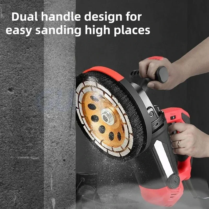 Hand Electric Dust-free Wall Planing And Polishing Machine Shovel Concrete Cement White Ash Grinding Joint Rough Planing Machine