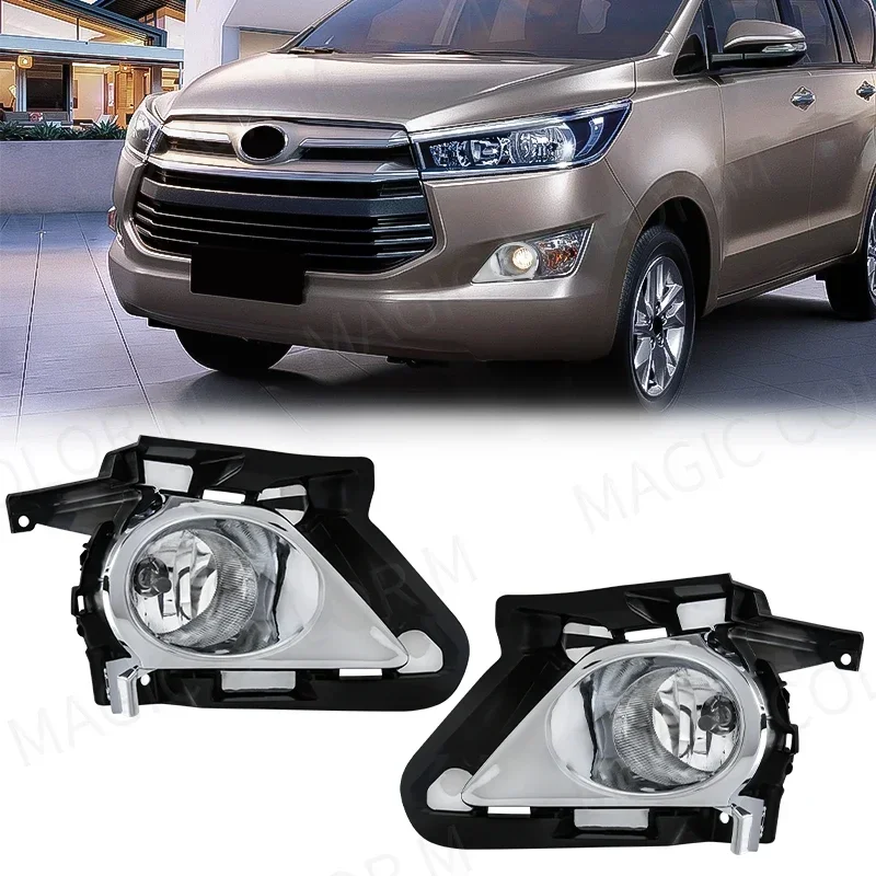 

Fog Lamp Car Accessories For Toyota KIJANG INNOVA CRYSTA 2016 2017 2018 2019 2020 2021 2022 LED Bumper Driving Front Headlight