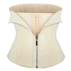 Women Waist Trainer Corset Sauna Sweat Slimmer Tummy Control Belt Shaper Zipper Shapewear