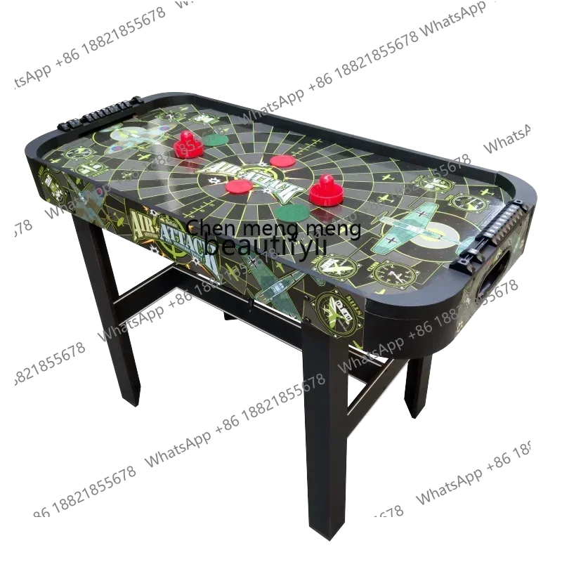 ss7486 new styleTable Ice Hockey Machine Desktop Air Suspension Ball Air Hockey Table Scratch-Proof Court Standing Folding Adult