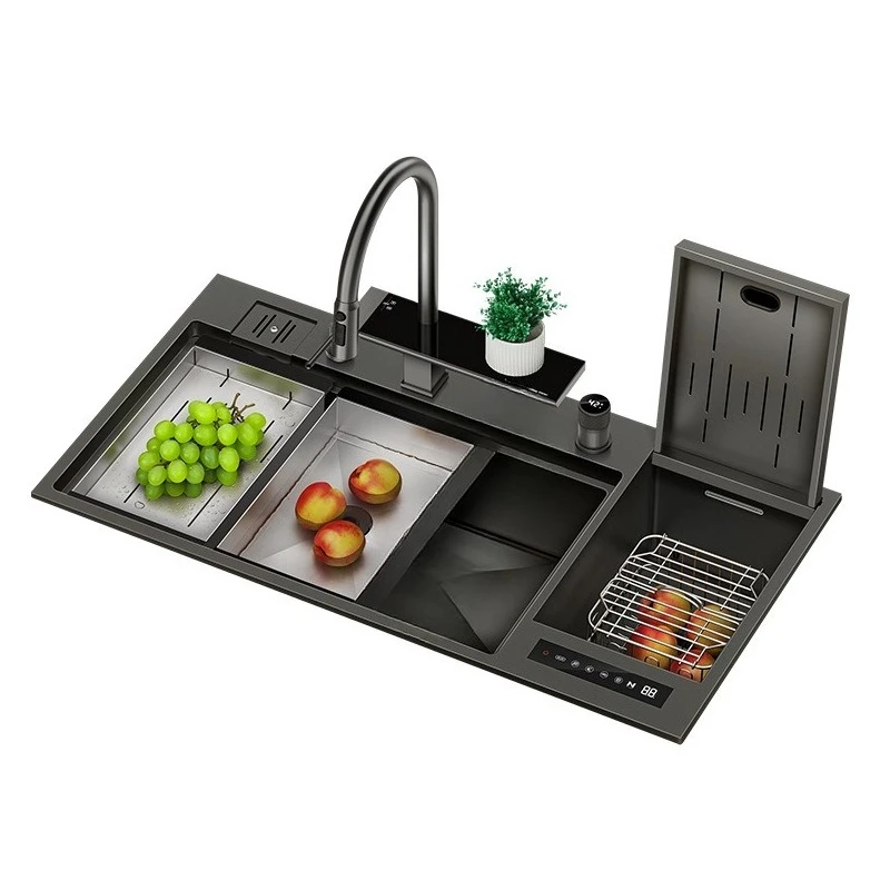 

Kitchen Sink Purification Disinfection Vegetable Washing Basin Smart Fruit and Vegetable Washing Machine Stainless Steel