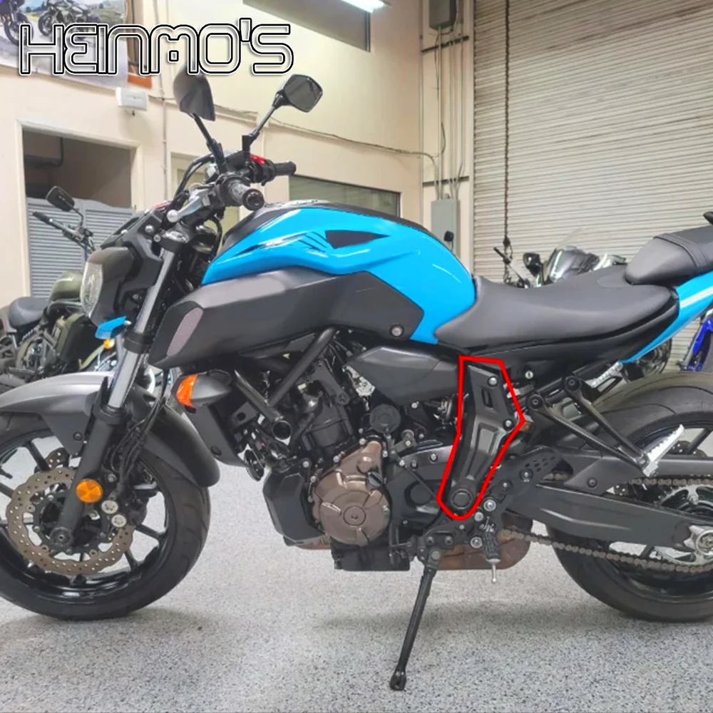 

2024 Real Carbon Fiber For Yamaha MT07 FZ07 2014-2024 Motorcycle Frame Cover Protection Panels Engine Trim Fairing Cowling