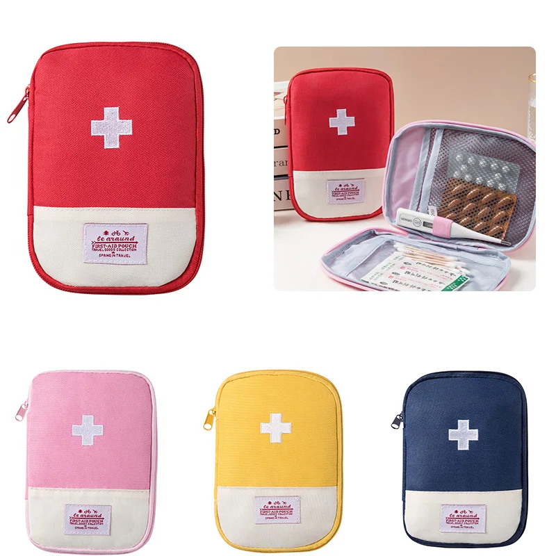 

Multifunction Portable First Aid Kit Medicine Storage Bag Travel Drug Cosmetic Sorting Package Sundries Organizer Home Accessori