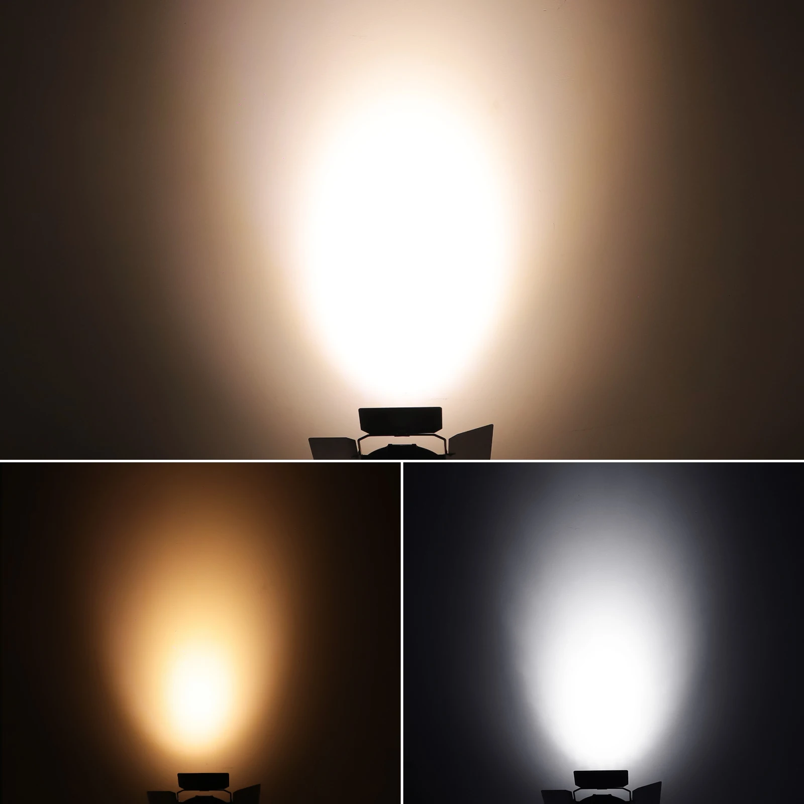 

Светодиодные прожекторы Datewink 120W COB LED Par с холодным и теплым белым светом, эффекты для сцены, с барндурсами, DMX512, для дискотек, вечеринок, свадеб, шоу