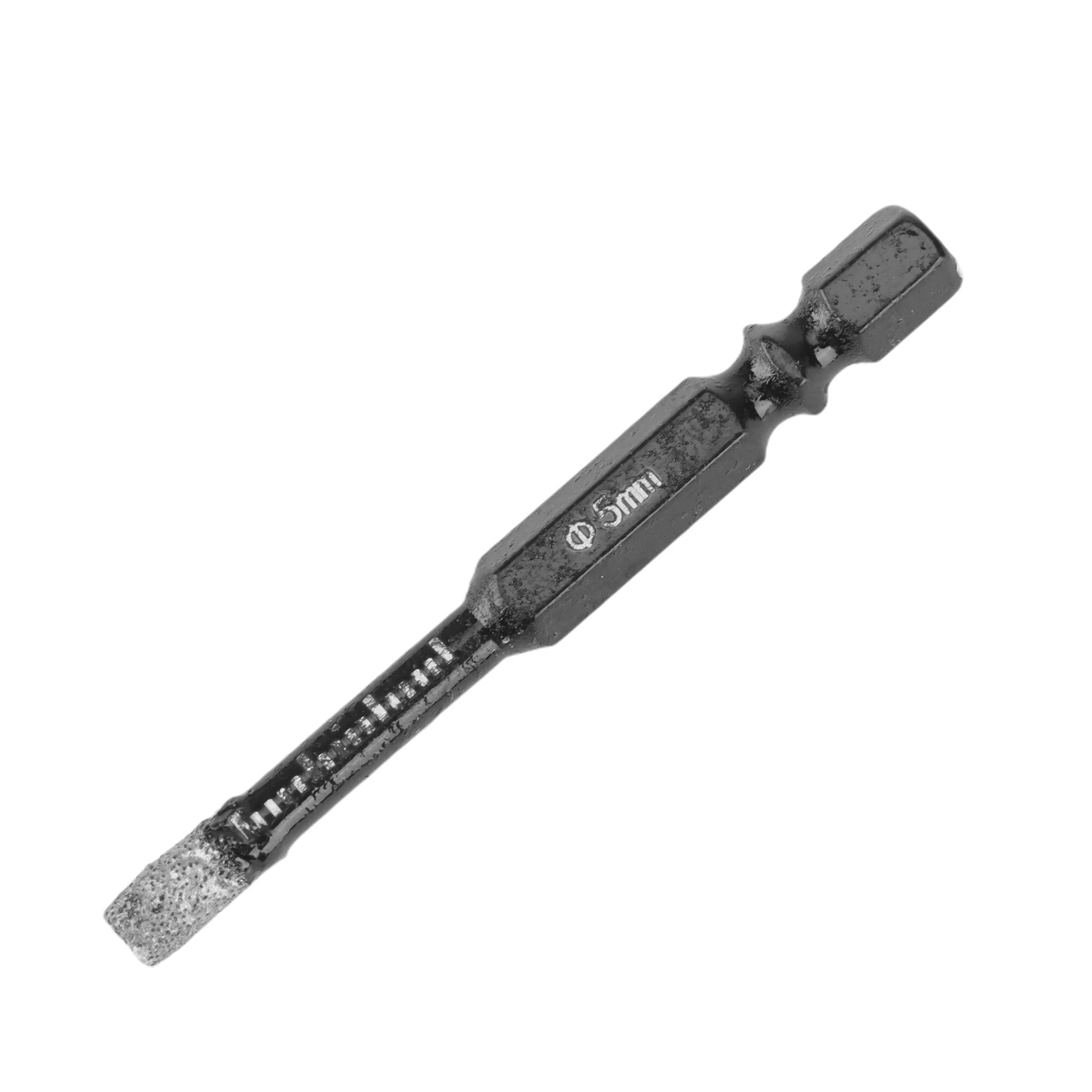 セラミックタイル,大理石,花崗岩,5mm, 2個用の六角形のシャンクを備えたクイックチェンジダイヤモンドドリルビット