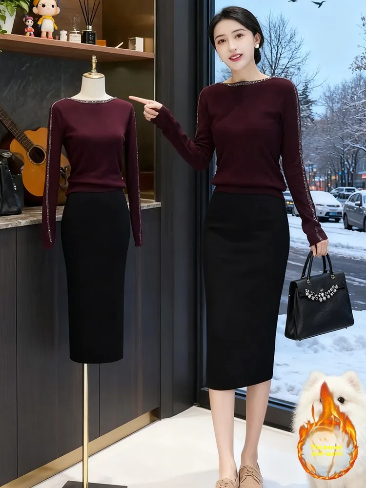 

Корейский вязаный свитер с длинными рукавами для женщин, повседневный теплый топ с круглым вырезом, весна-осень, новый дизайн с узлами