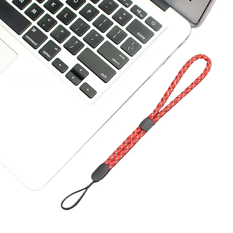 Sangles de poignet universelles réglables pour téléphone portable, 6 pièces, lanière pour clé USB, talkie-walkie, corde Audio Anti-perte