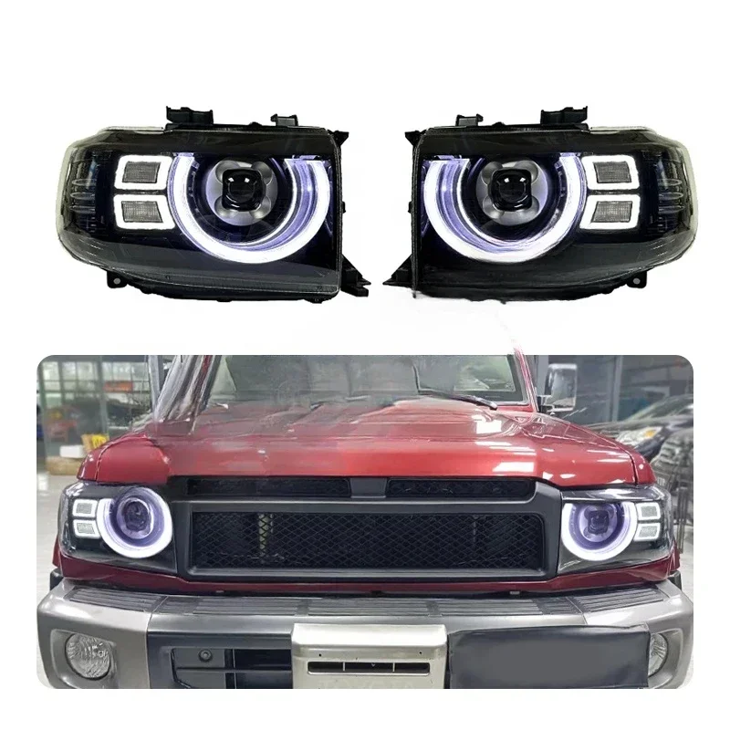 

'led headlights Upgrade GR Style for LC79 headlights led lamp for land cruiser 79 series 2007-2016