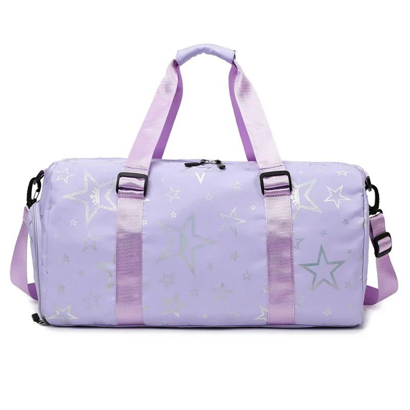 Bolso grande Oxford con patrón de estrellas para mujer, bolsa de viaje ligera, ideal para gimnasio, 6 colores