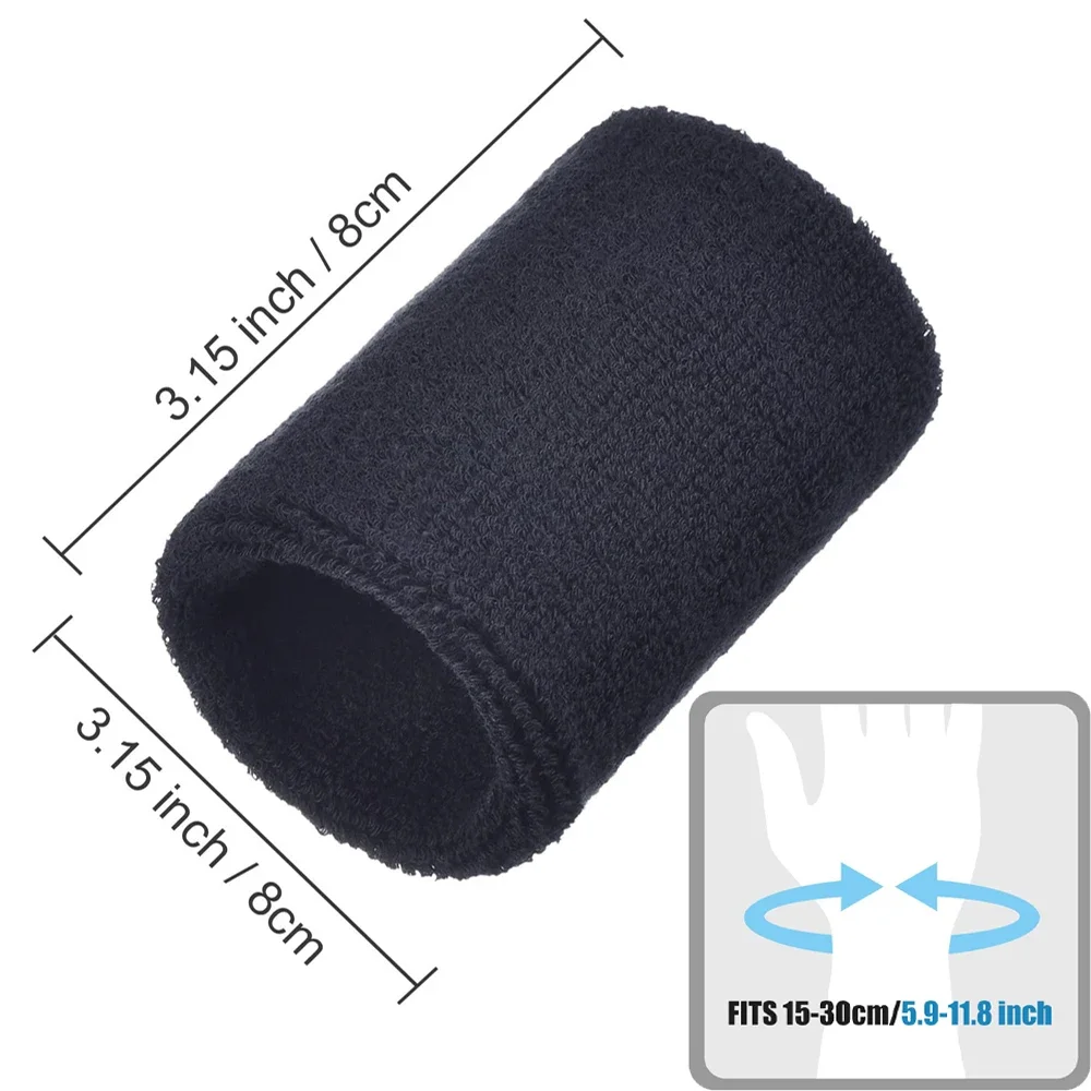 1Pcs Sport Wrist Support Band Sweatband Support Run Gym Fitness Wristband Sweat Towel Cuff Tennis Wrist Guard Protector Strap