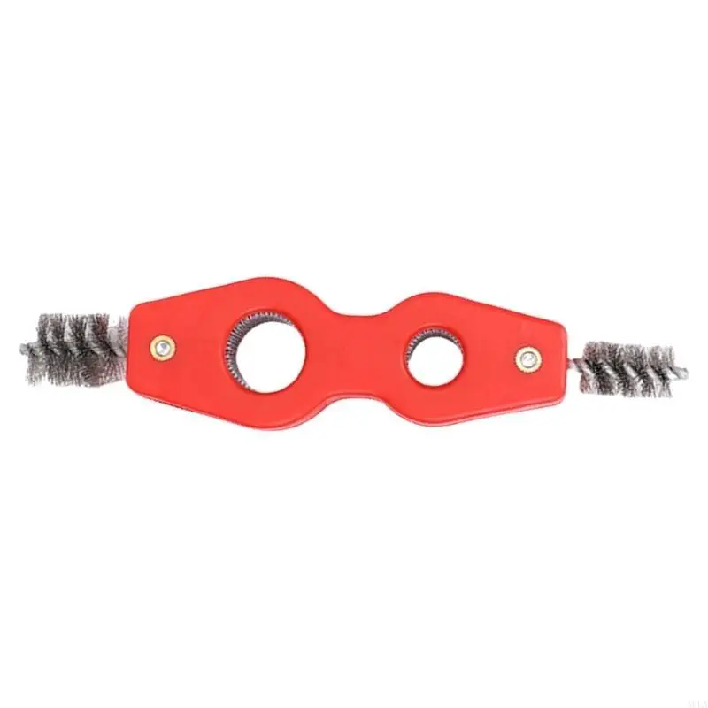 A9LA Double Headed Car Battery Terminal Brush for Easy Metal Surfaces Polishing Tool