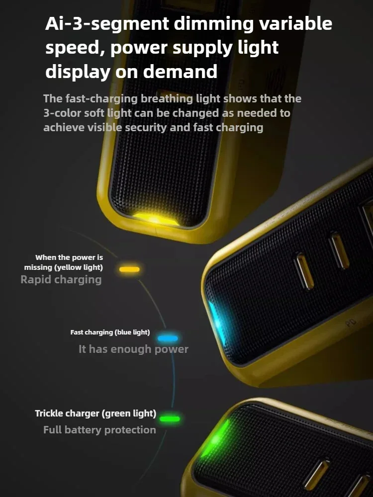 Aohi 100W GaN Charger Dual Type-c Interface Super Fast Charge Charging Head Data Cable Set Suitable for Mobile Phones/notebook