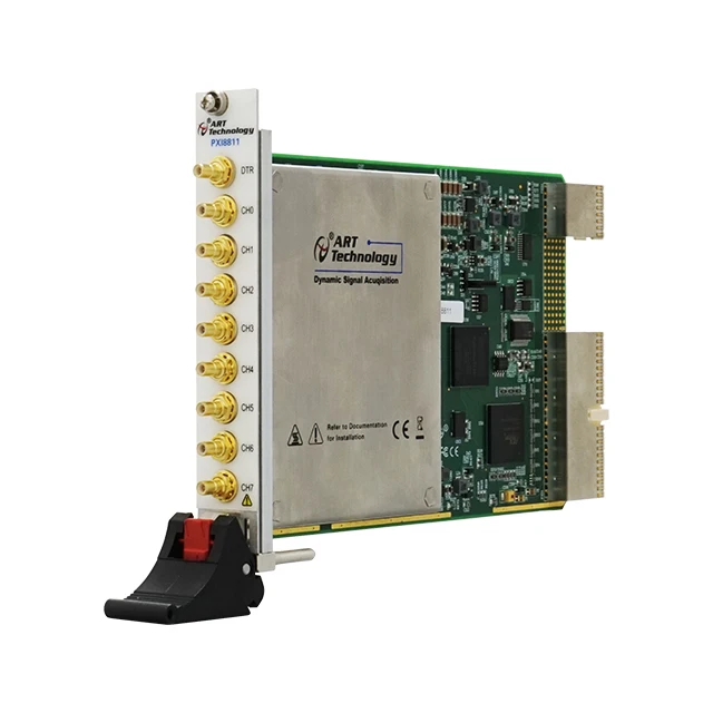 PCI/PXI8811 8-channel Synchronous Acquisition Card with 24 Bit High-precision and a Sampling Rate of 102.4kHz