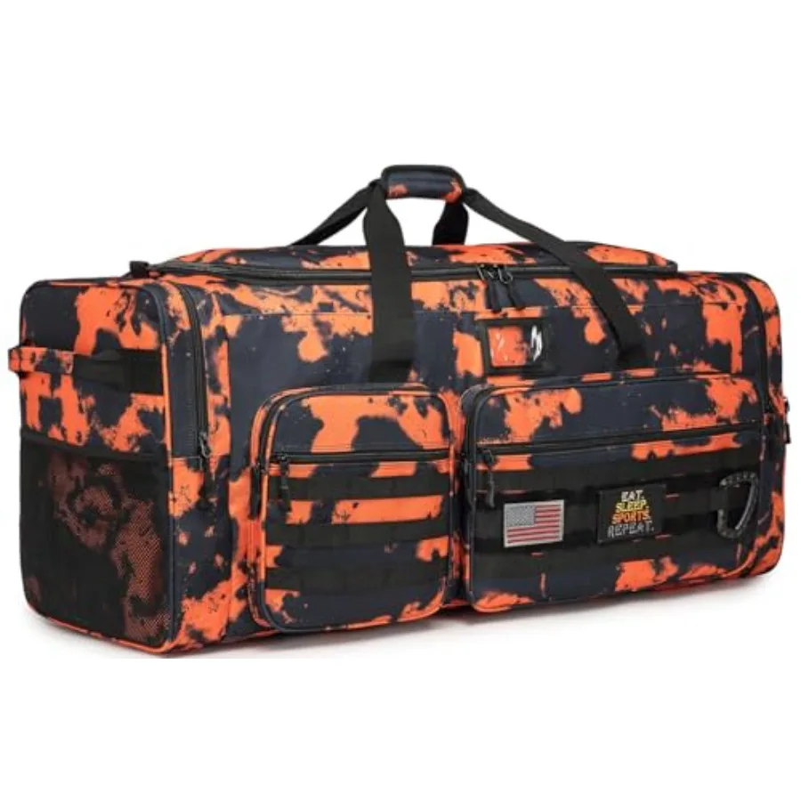 Extra Large Duffle Bag for Men Heavy Duty Duffle Bag for Travel Large Sports Gym Equipment Bag for Hockey Football Soccer Baseb