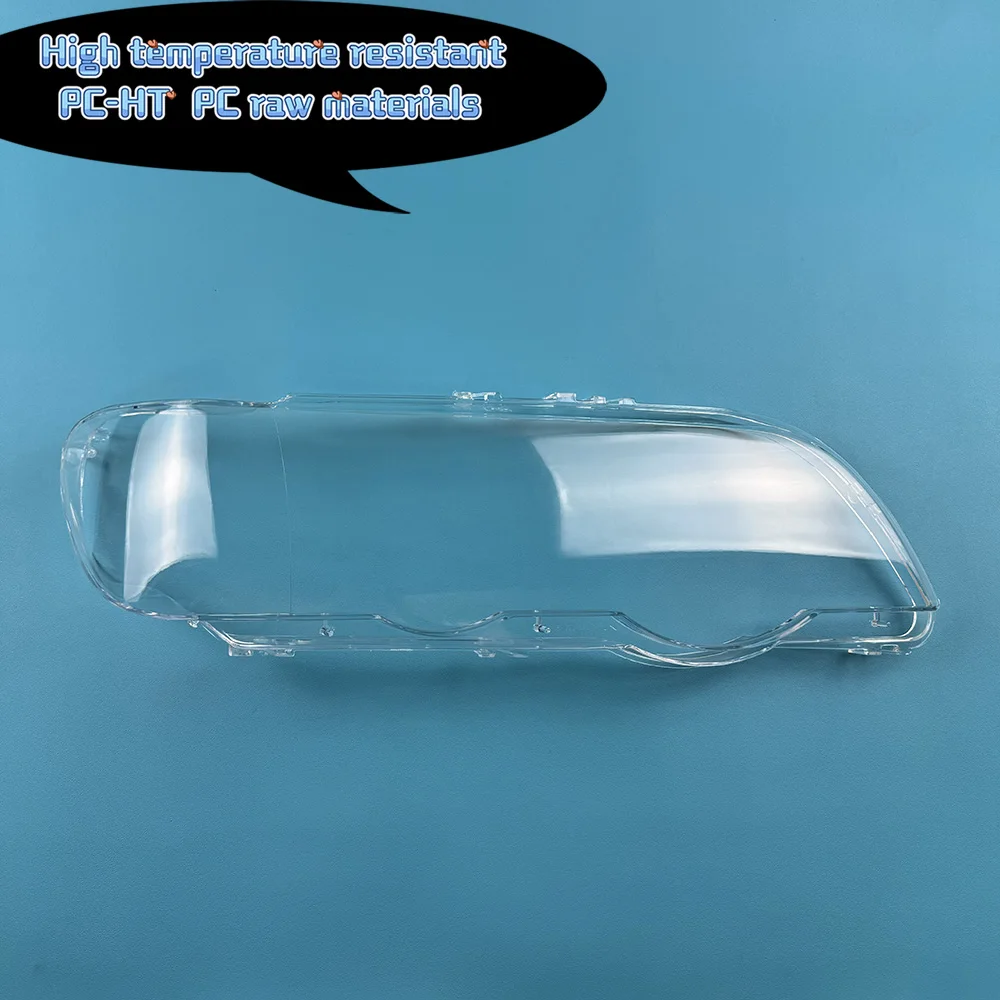 Para BMW X5 E53 2000 2001 2002 2003 cubierta transparente de faro pantalla de lámpara carcasa de plexiglás reemplazar lente Original