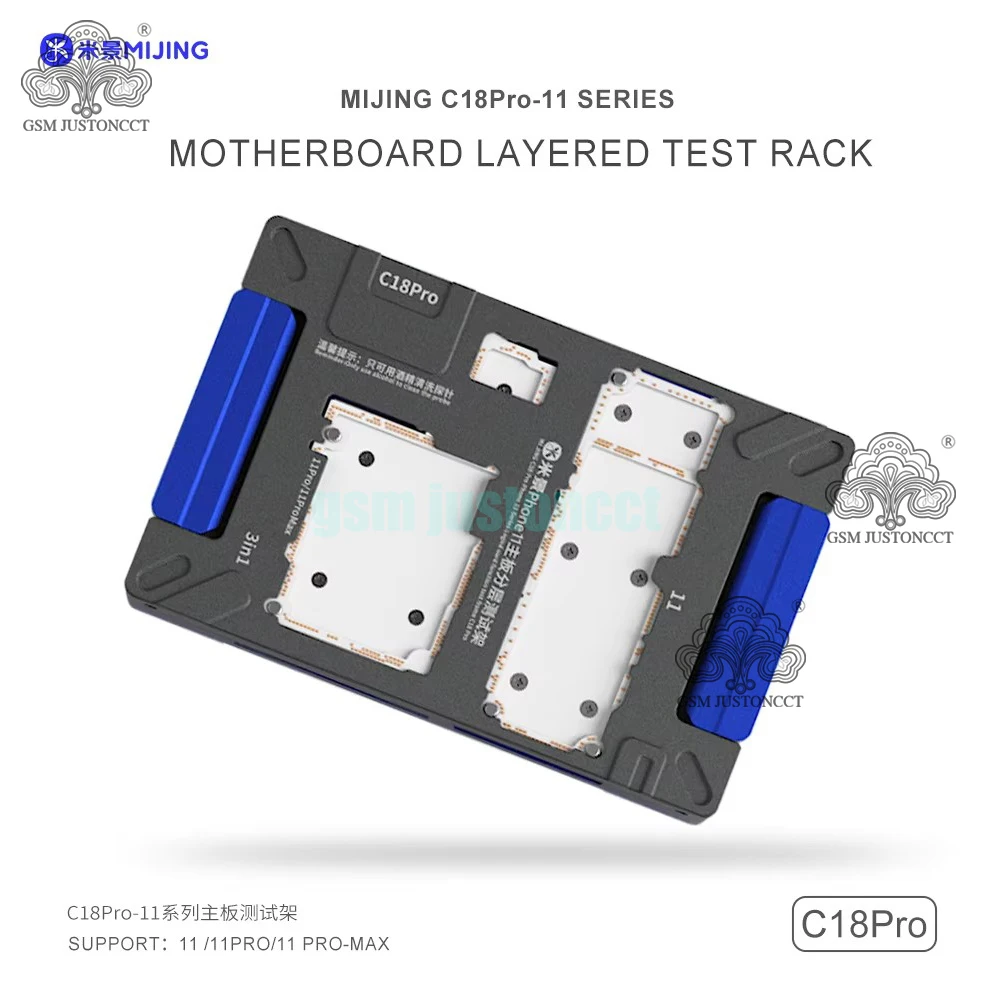 

MiJing C18 Pro Motherboard Layer Tester Platform For IPhone 11 Pro Max Logic Board Middle Frame Disassemble Repair Testing Tools