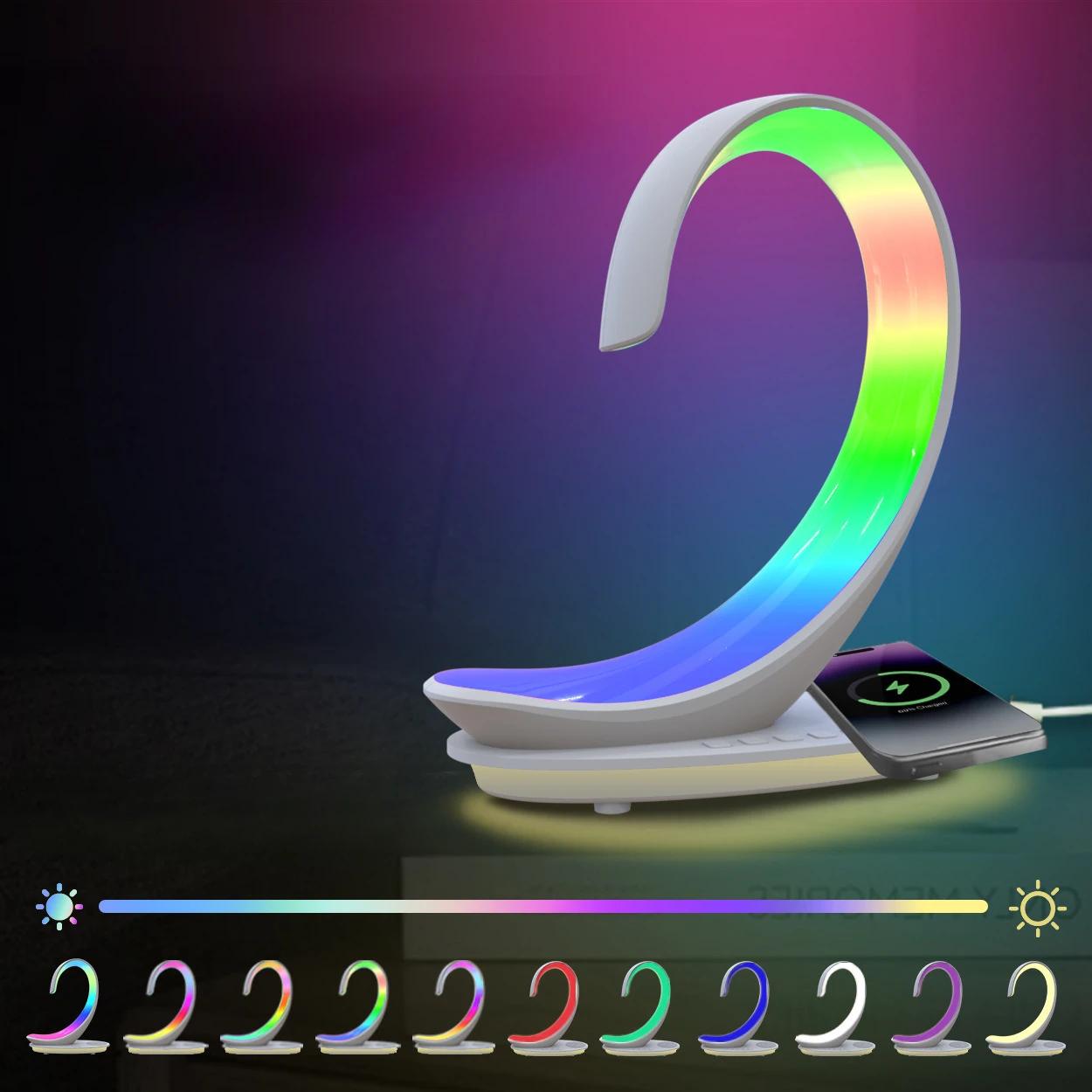 Ornamento mobile per altoparlante Bluetooth wireless, piccola luce notturna