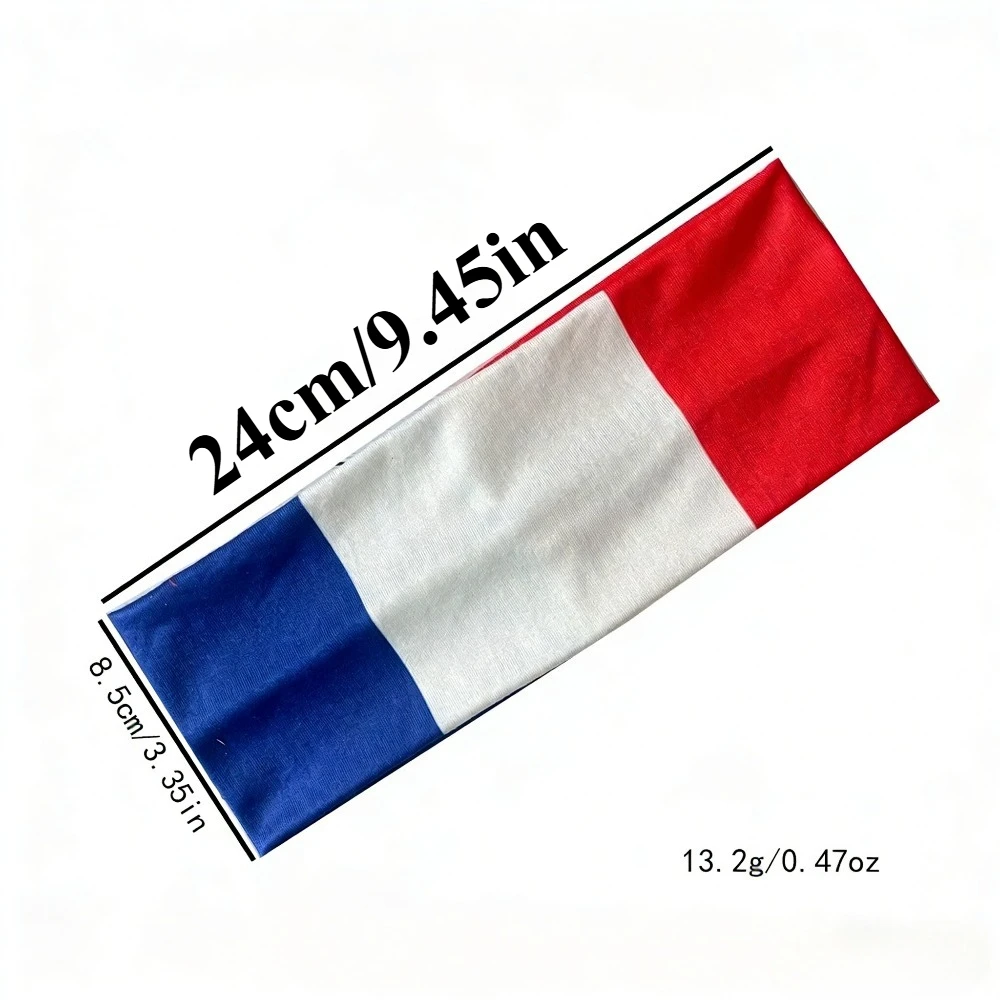 Country Flag Headbands National Flag Headbands for Sports Events Non-Slip Fabric Sweatbands for Soccer Tennis Workout Costume