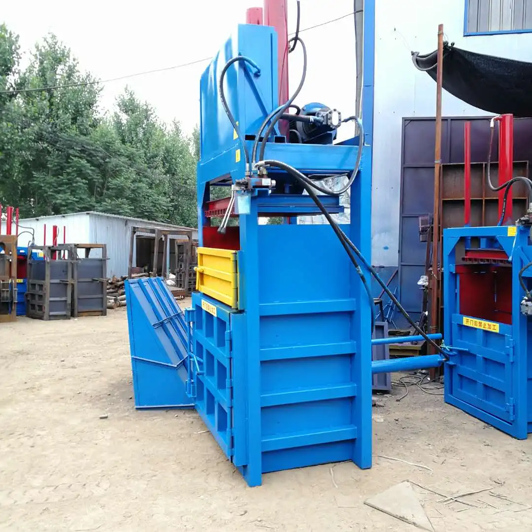 Vertical Hydraulic Waste Paper Baler Of Garbage Station /Waste Cloth Waste Compressor Scrap Single Hydraulic Press