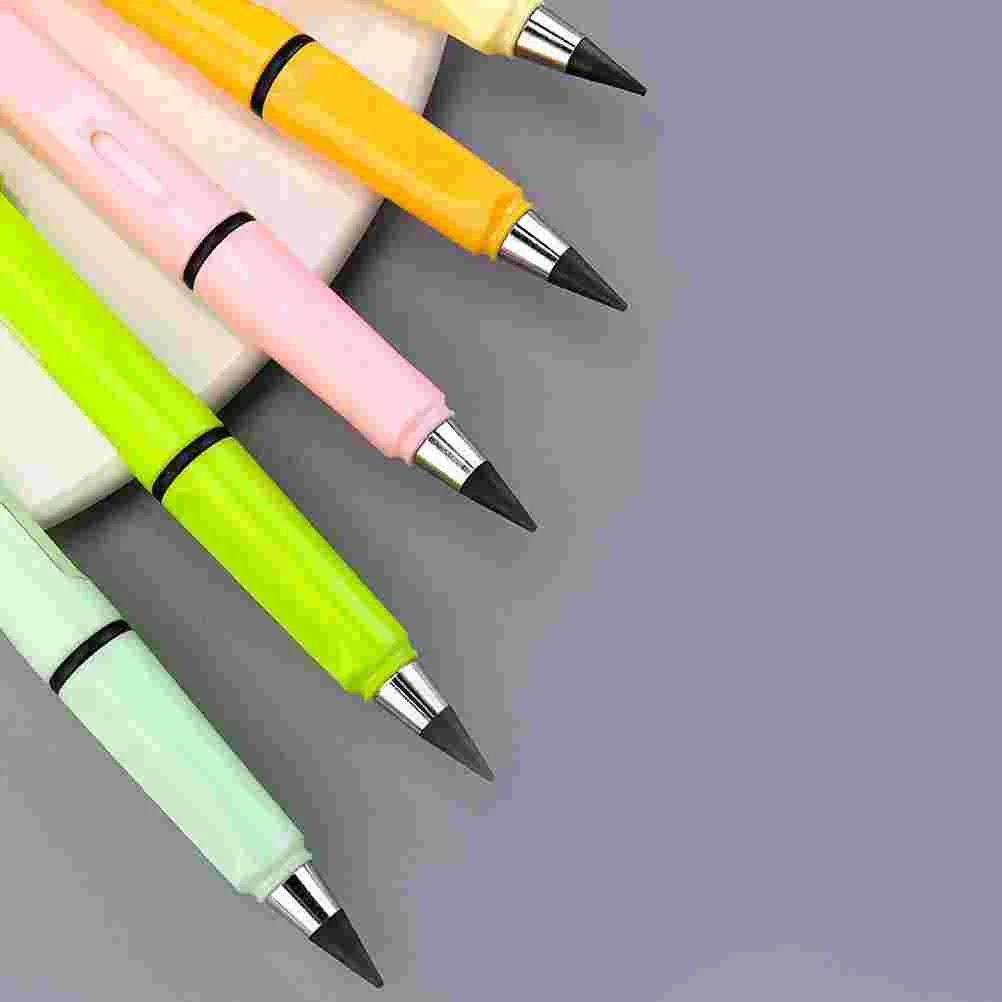 10 Pcs Replacement Pencil Tip Sketch Tips Infinite Replaceable Heads Everlasting Graphite Nibs Inkless Child