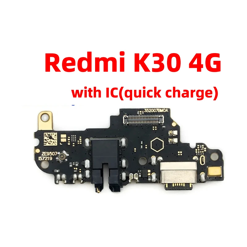 For xiaomi redmi K30 4G 5G Dock Connector USB Charger Charging Port Flex Cable Board Replacement