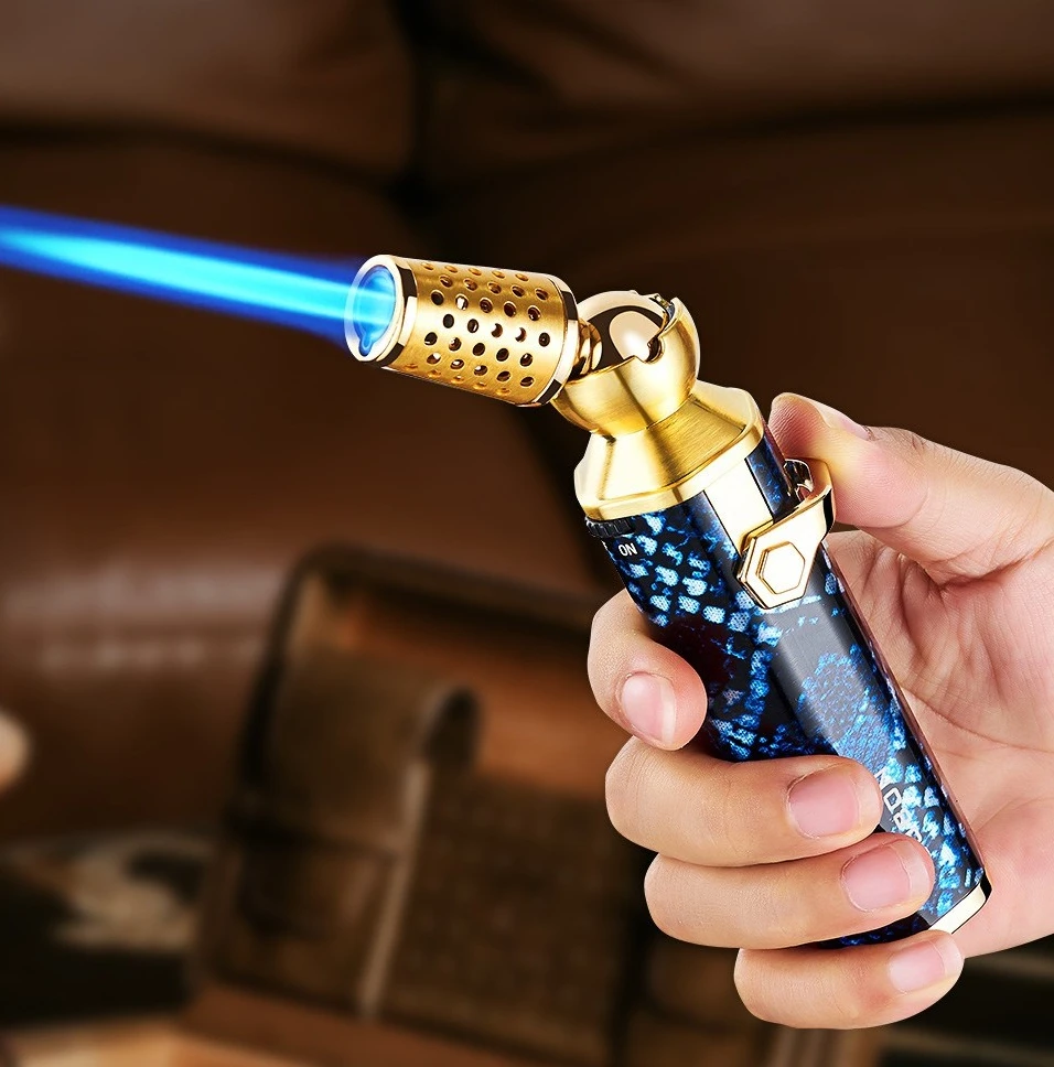 High Quality Rotatable Nozzle for Direct Jetting Gun Flames with High  Safe Locking Mechanism Cigar Accessories