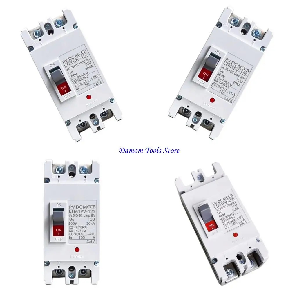 57BE Plastic Housing Circuits Breaker Solars Switches For Photovoltaic Protecting