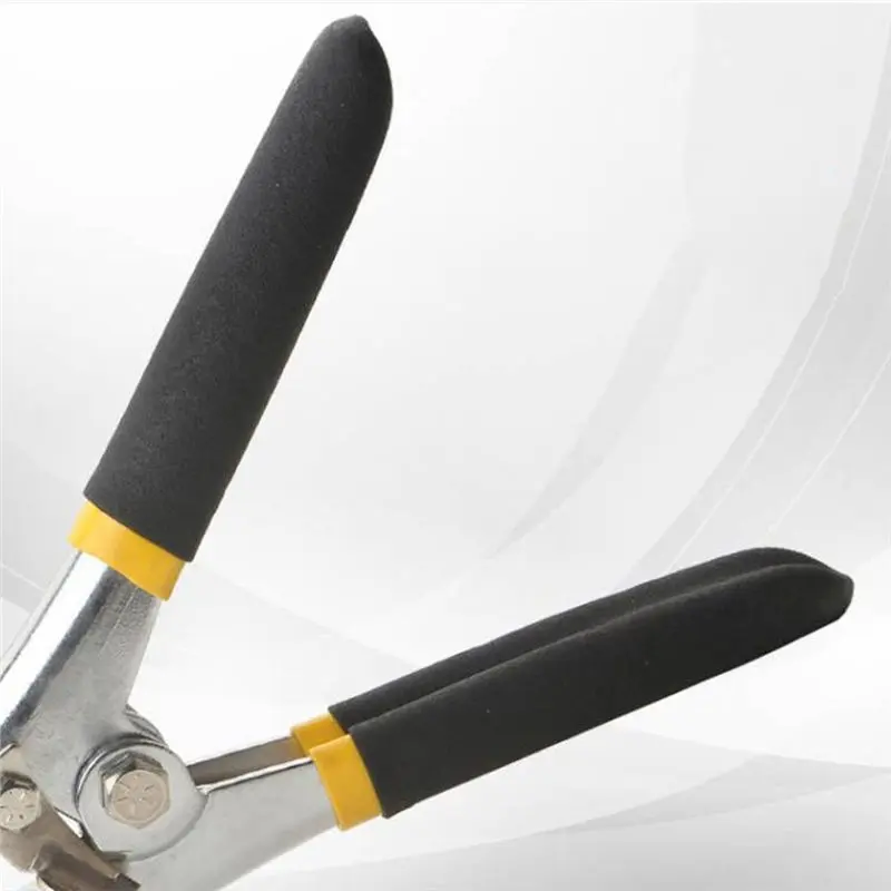 AEE6-Hand Seamer, 6 Inch Straight Jaw Sheet Bender Tools For Flattening Metal, Bending Pliers With Dipped Cushion Handle