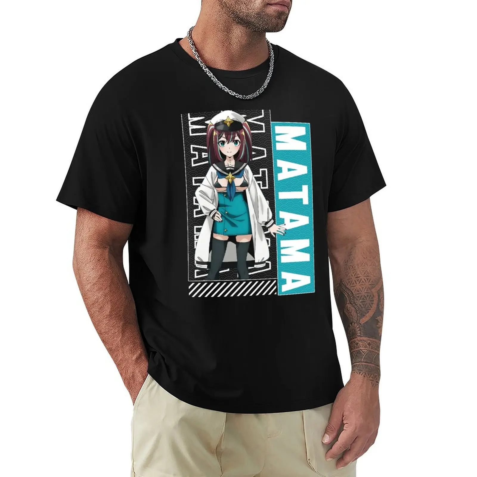 

Matama またま Mahou Shoujo ni Akogarete - Gushing over Magical Girls T-Shirt Work Casual Loose Fit T-Shirt