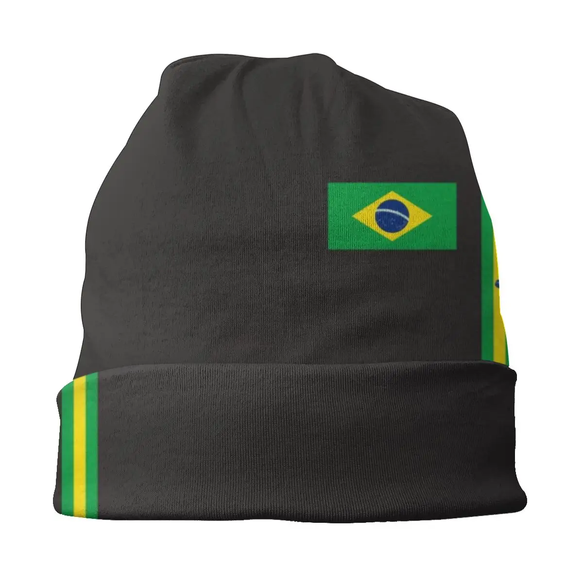 Brazil Flag Bonnet Hat Beanie Knitting Hats Men Women Hip Hop Unisex Brazilian National Emblem Winter Warm Skullies Beanies Caps