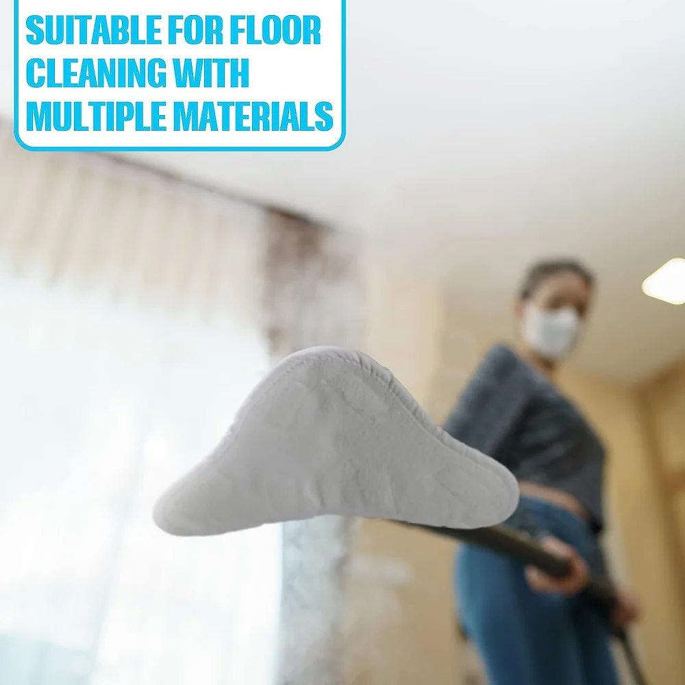 1/2/3PCS Replacement Pads Compatible with H2O H20 Mop X5 Steam Steam Mop Thicken Pads Washable Microfiber Reusable Cloth