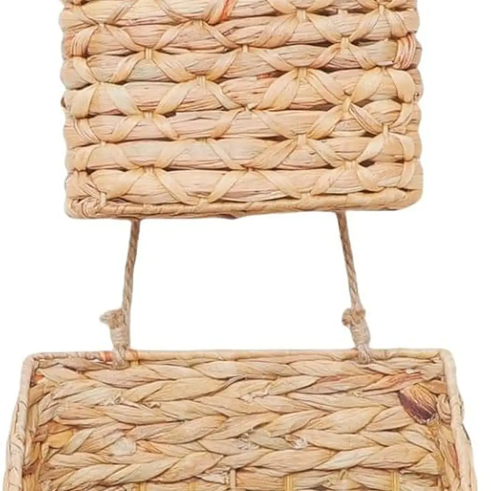 

Rustic Wicker Storage Baskets, Hyacinth-Inspired Decor for Home, Available in Small and Large