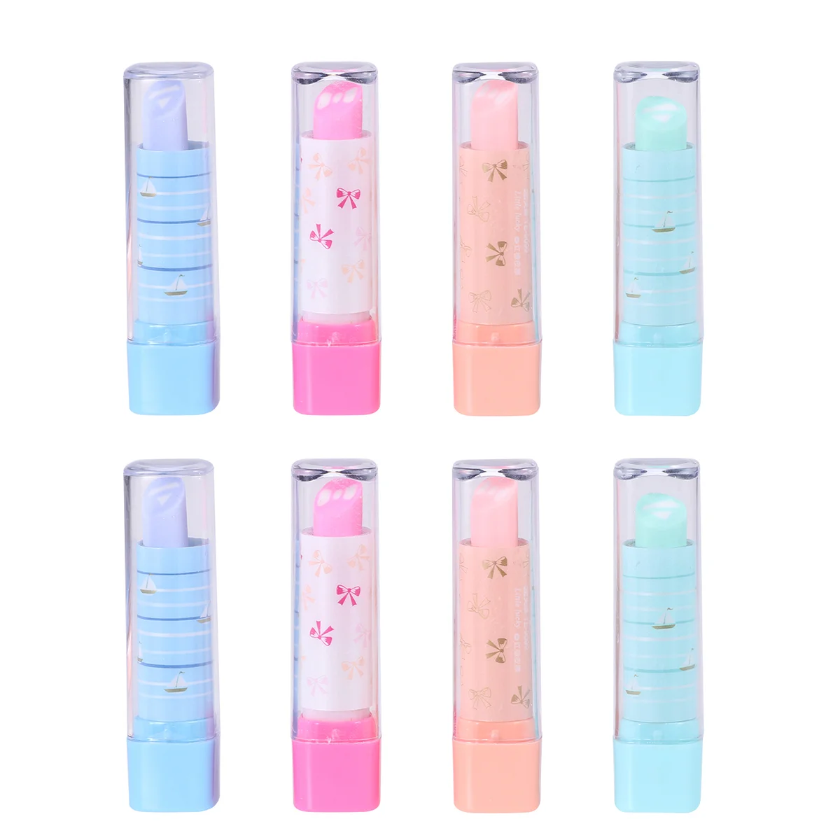 

10 Pcs Lip Stink Eraser Shaped Erasers for School Cute Lipstick Lipsticks Stationery Pencil