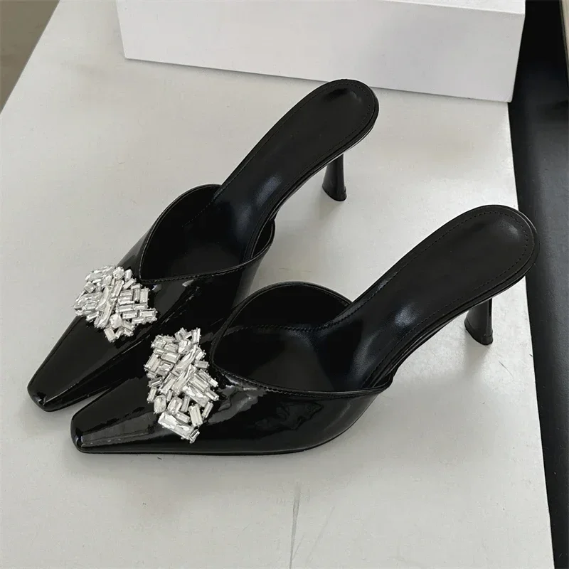 

Aneikeh/пикантные женские туфли-лодочки с острым носком и пряжкой на ремешке, туфли-лодочки на тонком каблуке, летние тапочки Zapatos De Mujer