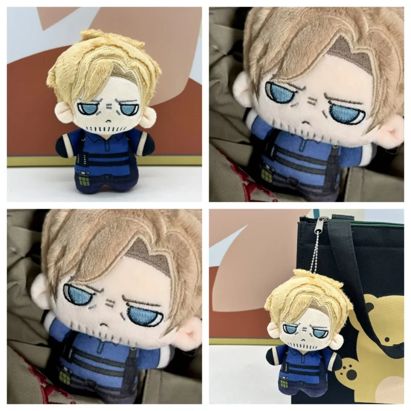 

10cm Resident Requiem Leon.Scott.Kennedy Plushie Anime Leon Figures Cosplay Dress Up Cotton Plush Doll Toys Pendants Keychain