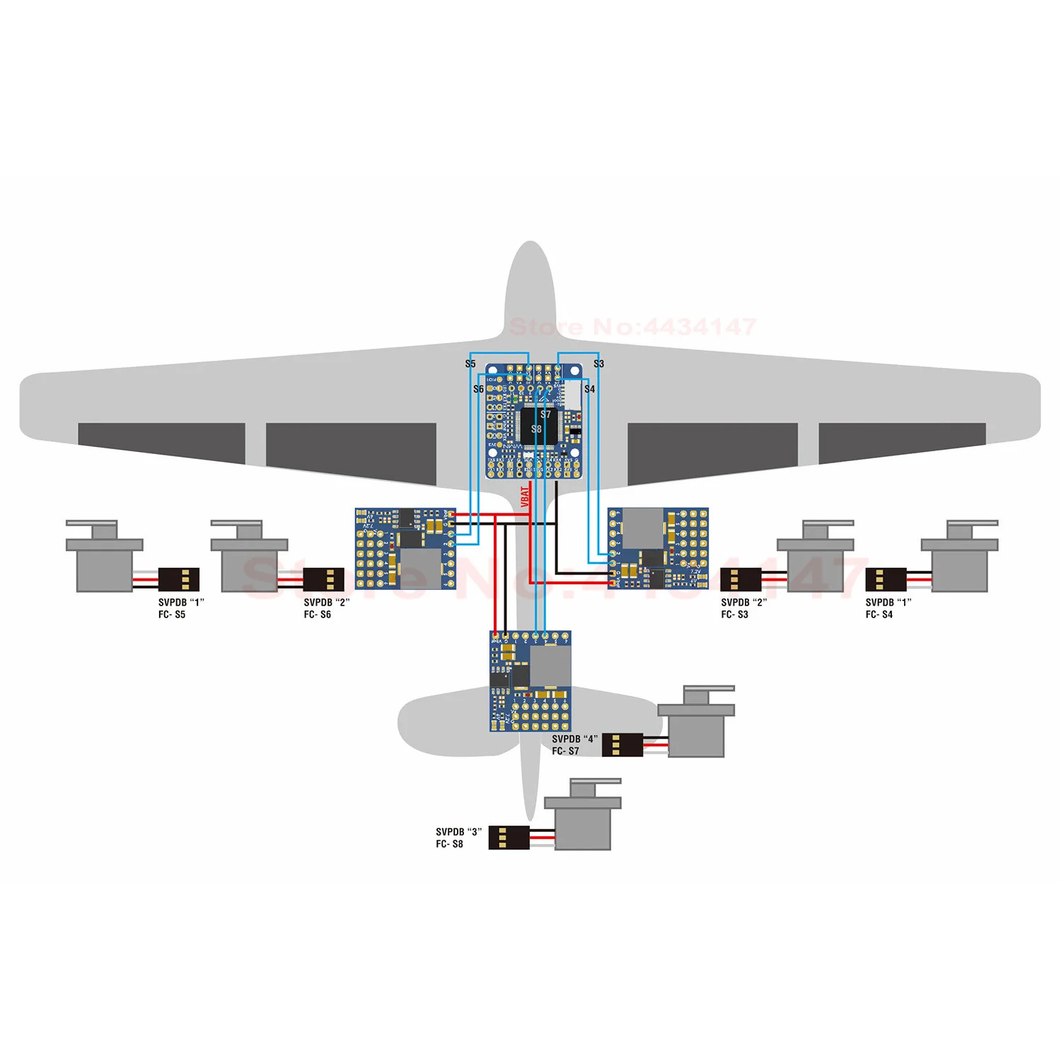 Matek Systems 5.5-36V TO 5-8.2V BEC Voltage Regulator BEC Power Module 5V/6V/ 7.2V/ 8.2V SERVO PDB For FPV RC Drone Fixed Wing