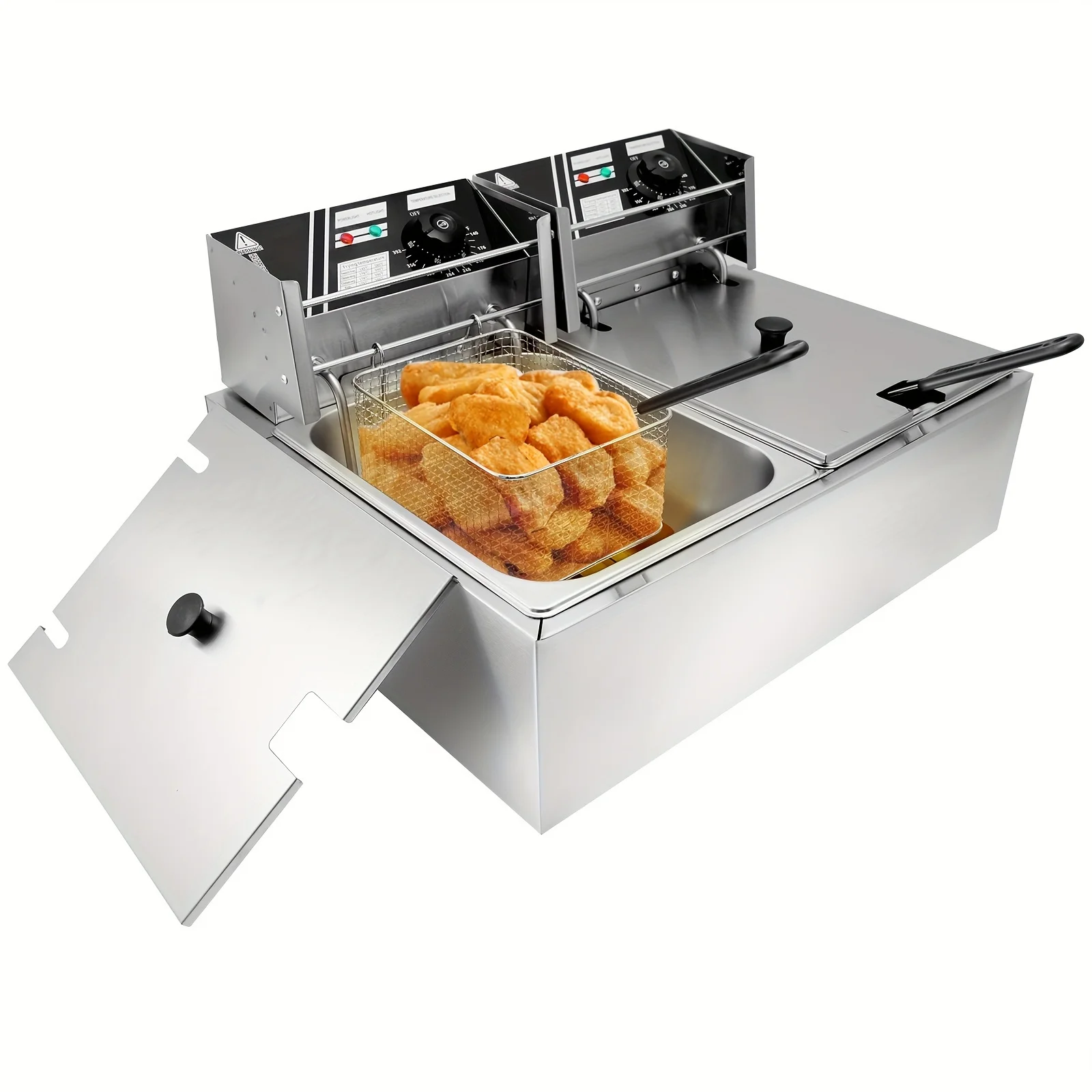 for fryer Electric Deep Fryer stainless steel baskets Countertop with Removable Tank and fryer stainless steel countertop 220v