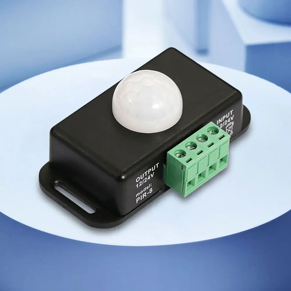 DC 12V 24V 6A Infrared PIR Motion Sensor Detector Switch Automatic PIR Motion Sensor Light Switch for LED Strip Light Lamp