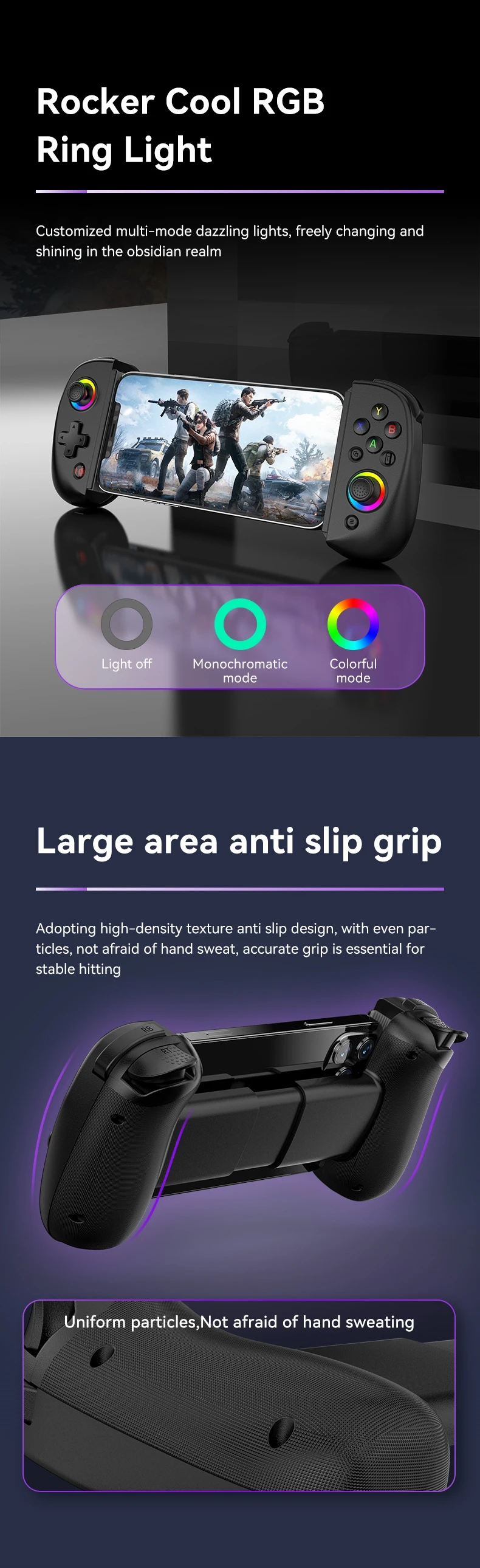 Wireless Bluetooth Control For PS4 PS3 Switch iPhone Android Mobile PC Cell Phone Tablet Hall Gamepad Gaming Controller Game Pad