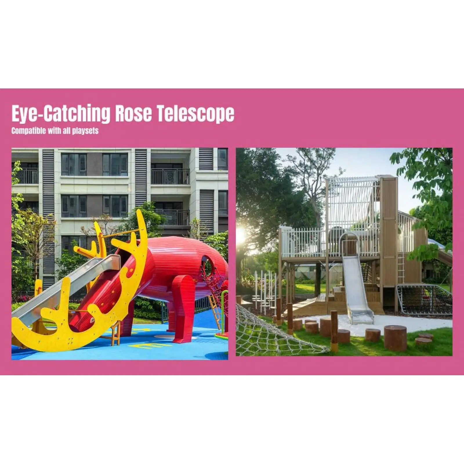 Telescopio da gioco all'aperto Parco giochi creativo Set da gioco per telescopio pirata per