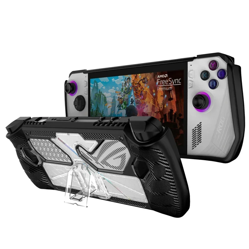 

Game Console Protective Case With Bracket For Asus ROG Ally Handheld Console Back Shell Game Accessories For ROG Ally Cover