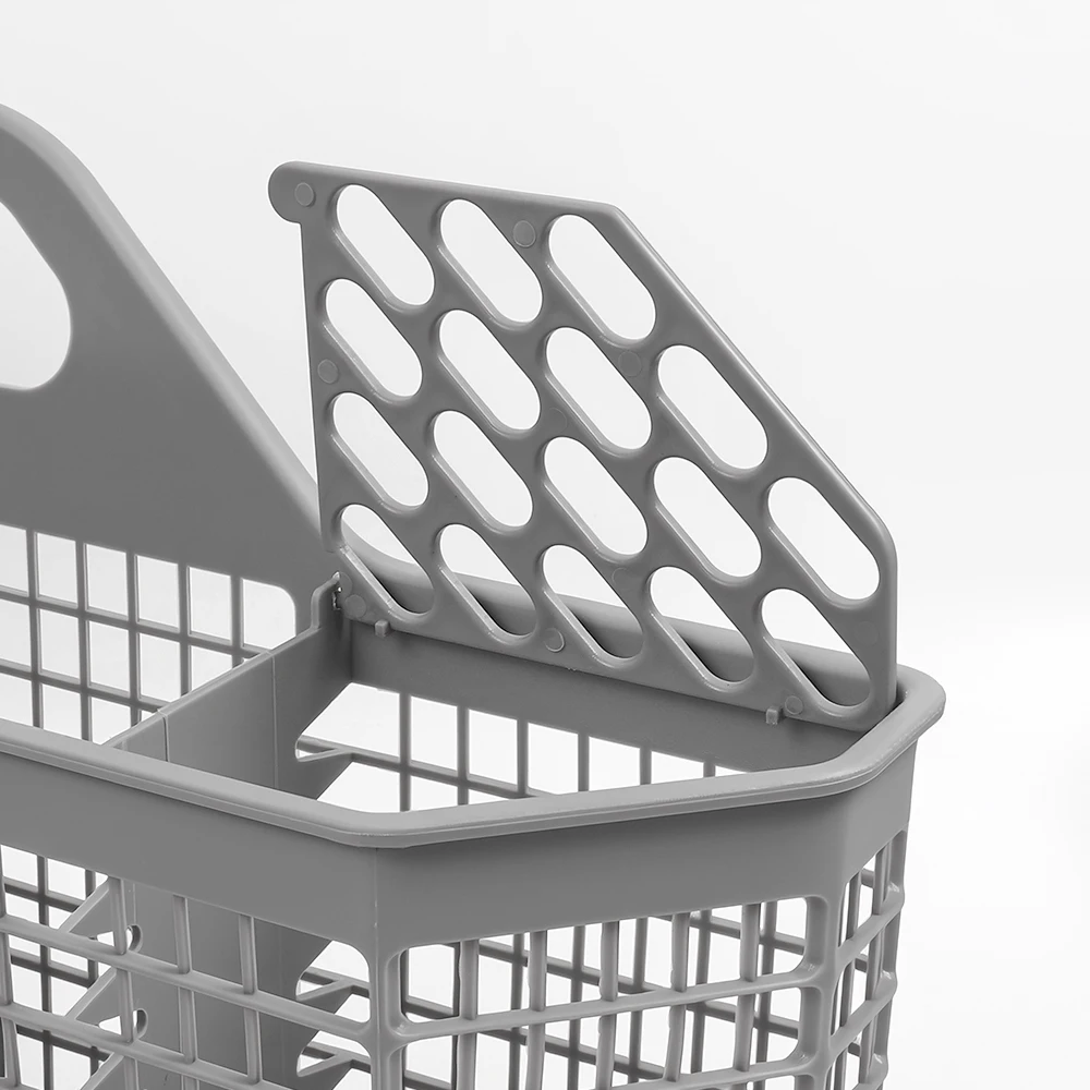 سلة تخزين غسالة الأطباق العالمية سلة أدوات المائدة البلاستيكية لـ GE WD28X10128 لشركة Siemens Midea Panasonic Haier Bosch