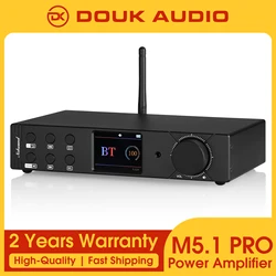 Douk Audio M5.1PRO HiFi 5.1 Channel Bluetooth Amplifier Stereo Coaxial Optical Converter USB Player DSD256