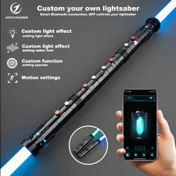 Darth Maul Lightsaber Jedi Neopixel Double-edged Light Saber Xenopixel Laser Sword Cosplay Heavy Dueling Luminous Cosplay Toys