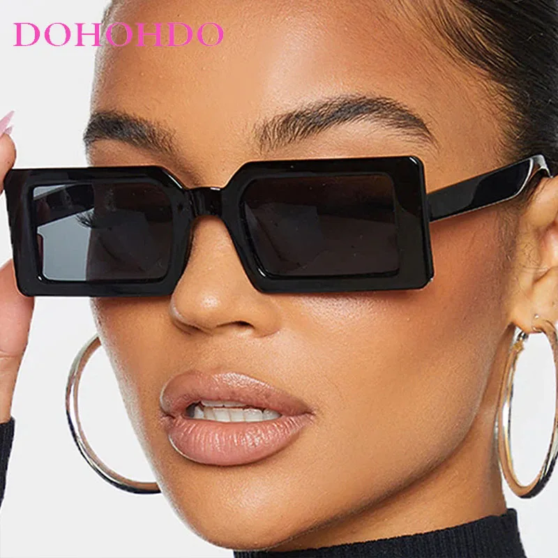 

Fashion Designer Rectangle Frame Candy Color Women Sunglasses Vintage Brand Men Sungalss Outdoor Travel Drive Shades UV400