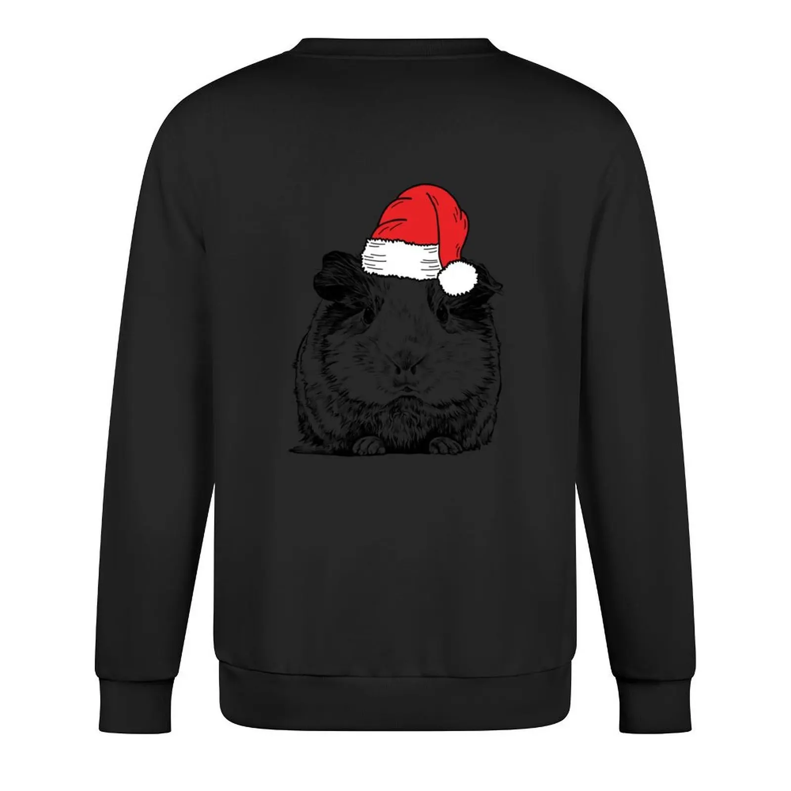 Christmas Guinea Pig Santa Pet Animal Holiday Pullover mens clothes tracksuits aesthetic clothing men wear sweatshirts for men