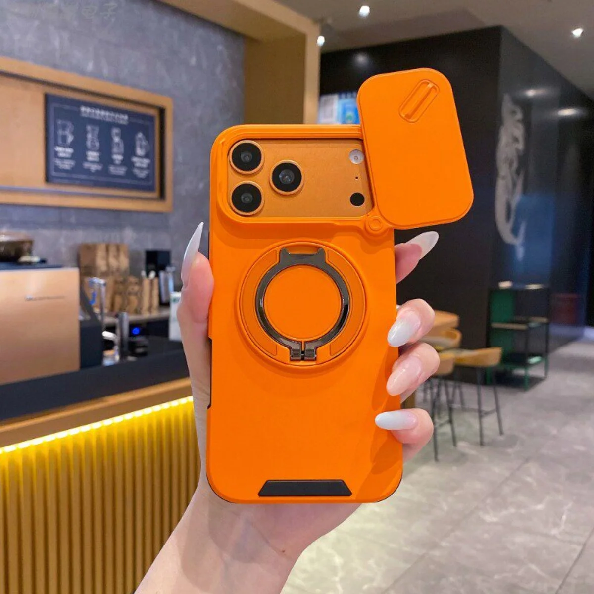 Heavy-duty Rugged Magnetic Stand Case For iPhone 18 17 Air 16 E 15 14 13 12 Pro Max Plus Slide Camera Protect For Magsafe Cover